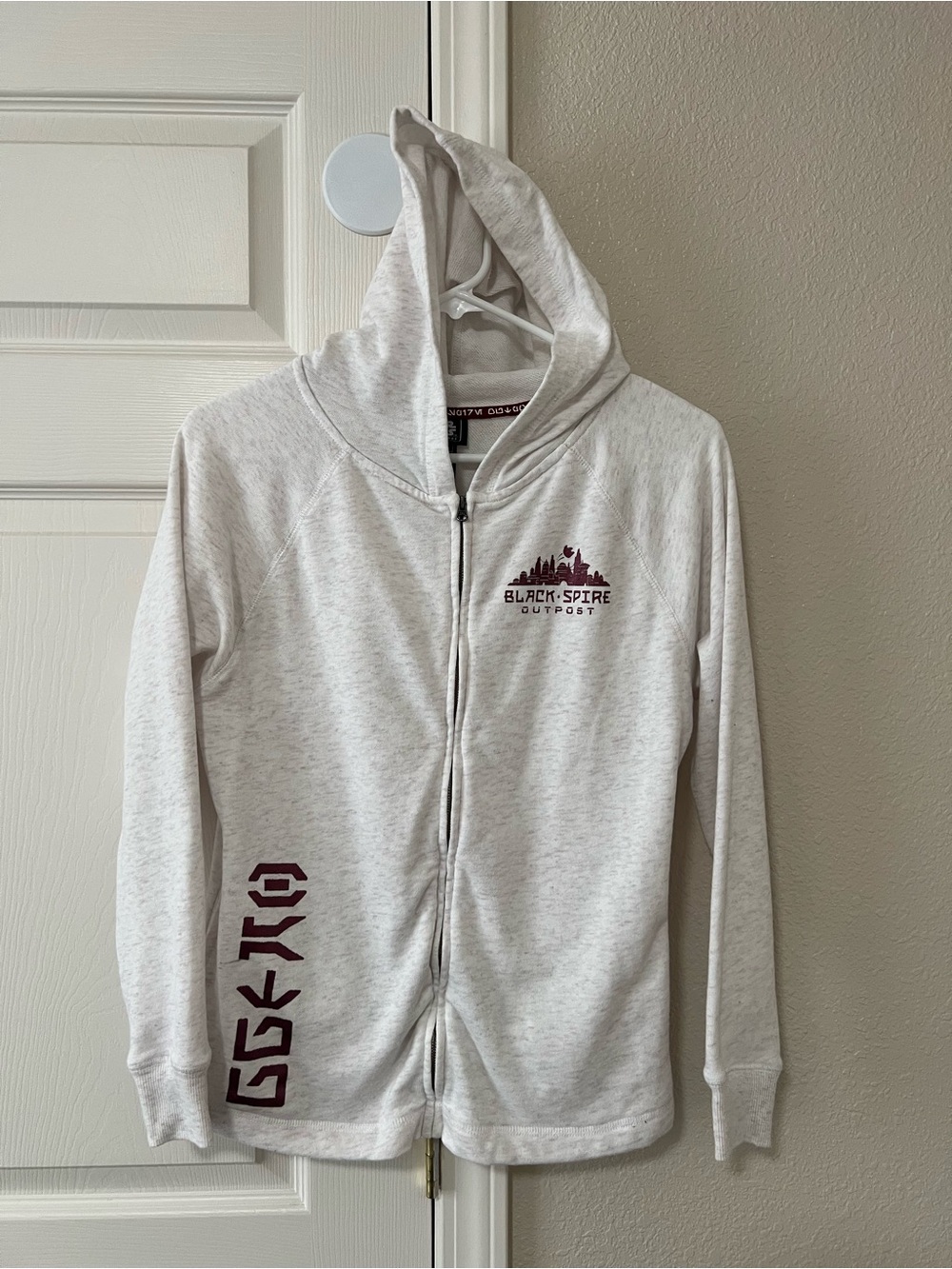 Star Wars Galaxy’s Edge Black Spire Outpost Zip Hoodie XS Disney Parks